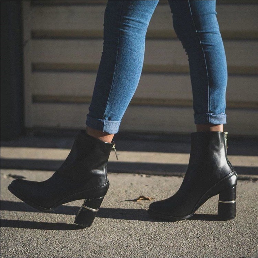 Forever 21 faux leather booties